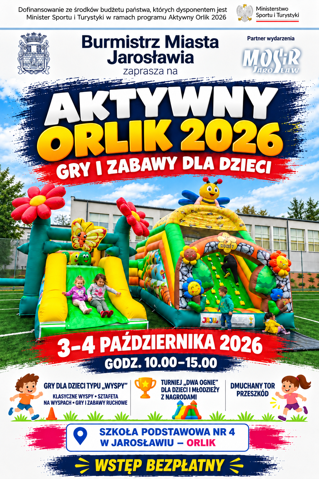 Plakat aktywny orlik 2026