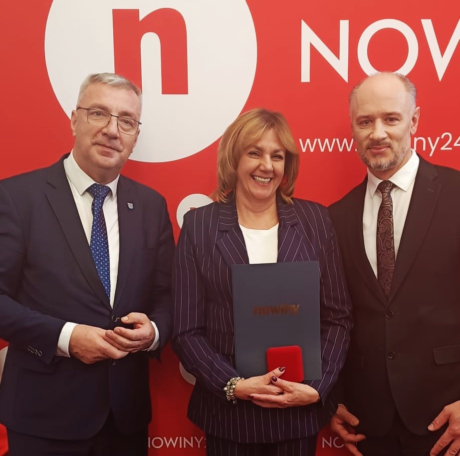 Pani Teresa Biela podczas gali Plebiscytu Edukacyjnego