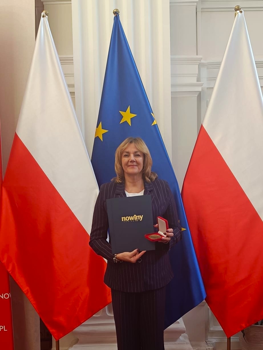 Pani Teresa Biela podczas gali Plebiscytu Edukacyjnego